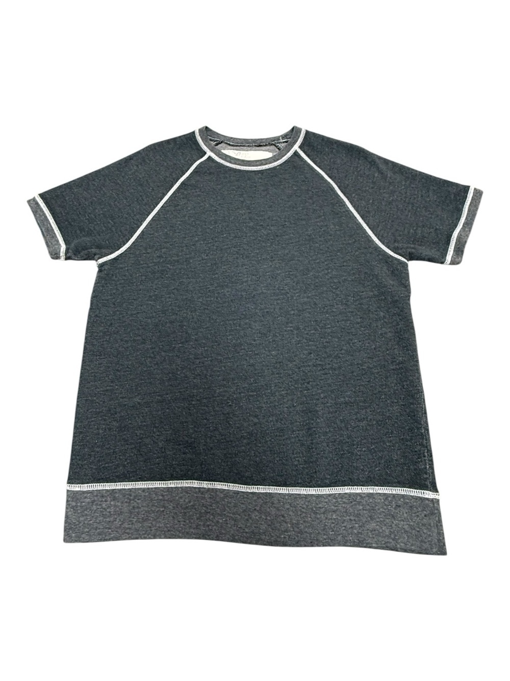 Gap 1969 Gray Contrast Stitch Short Sleeve
Casual Sweatshirt Top Size Small